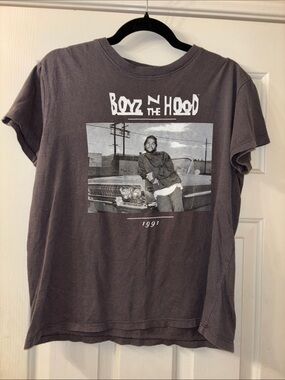 Mad - Boyz in the hood Graphic Tee - Charcoal Med EUC